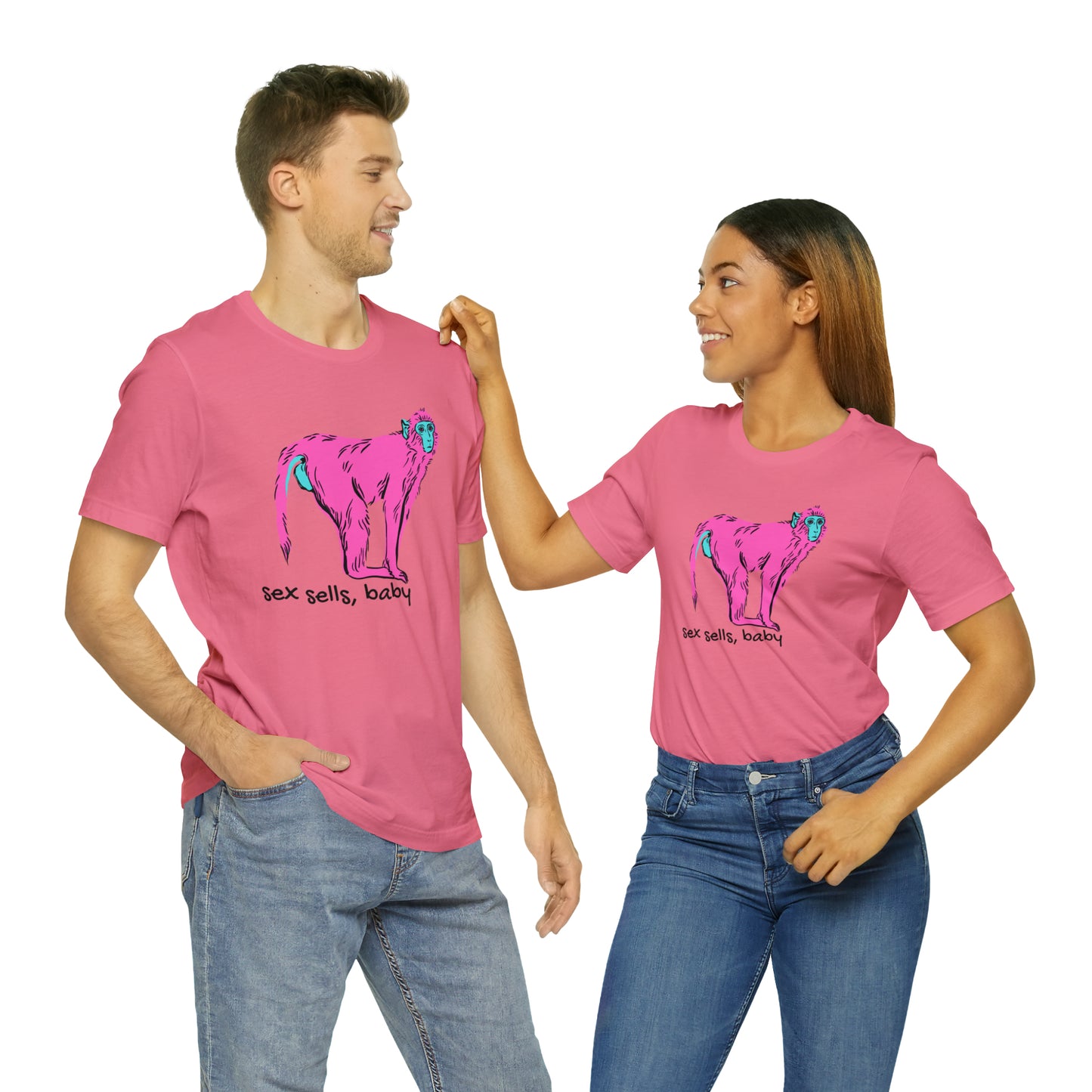 Sex Sells, Baby (pink monkey) (unisex)