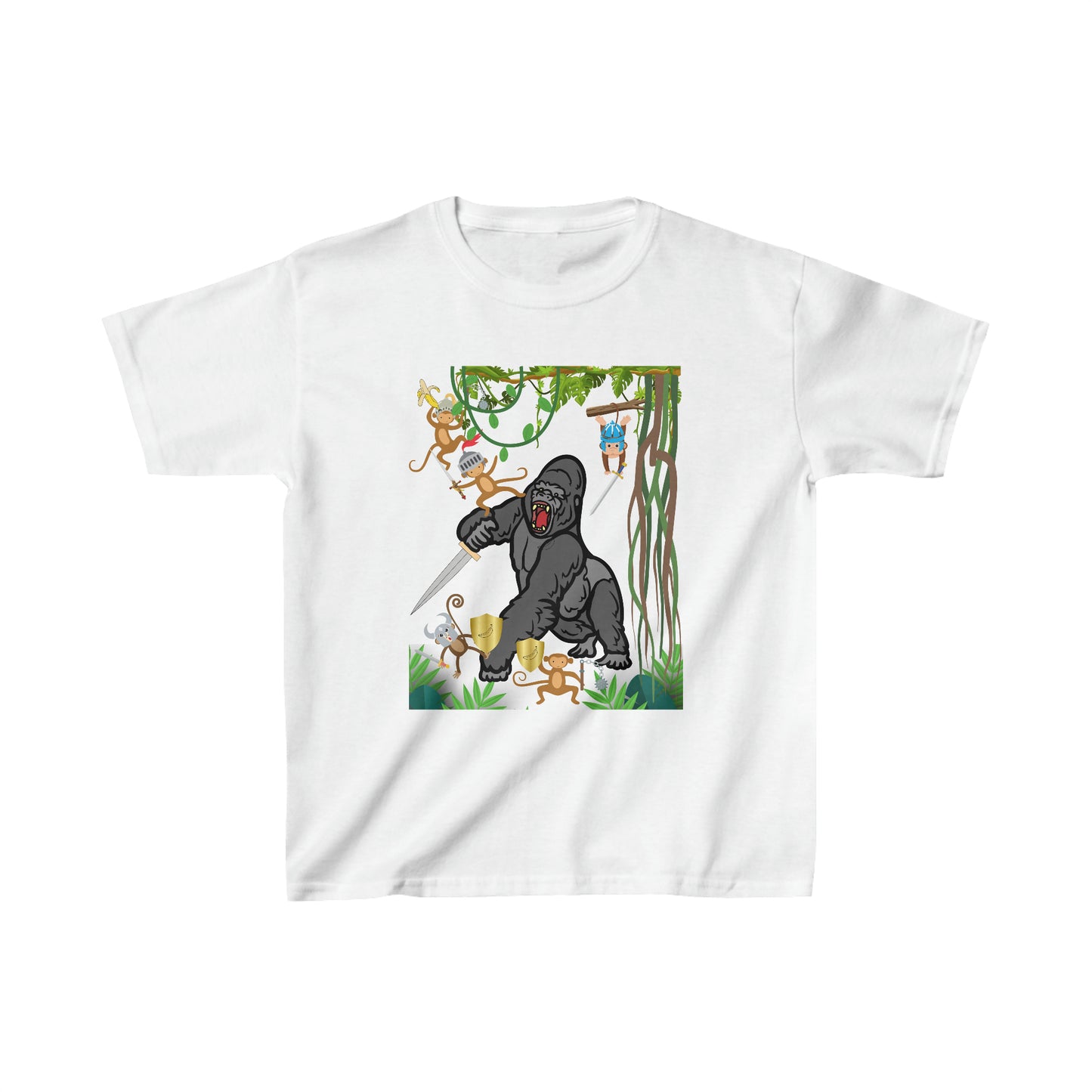 Monkeys Sword Fight Gorilla