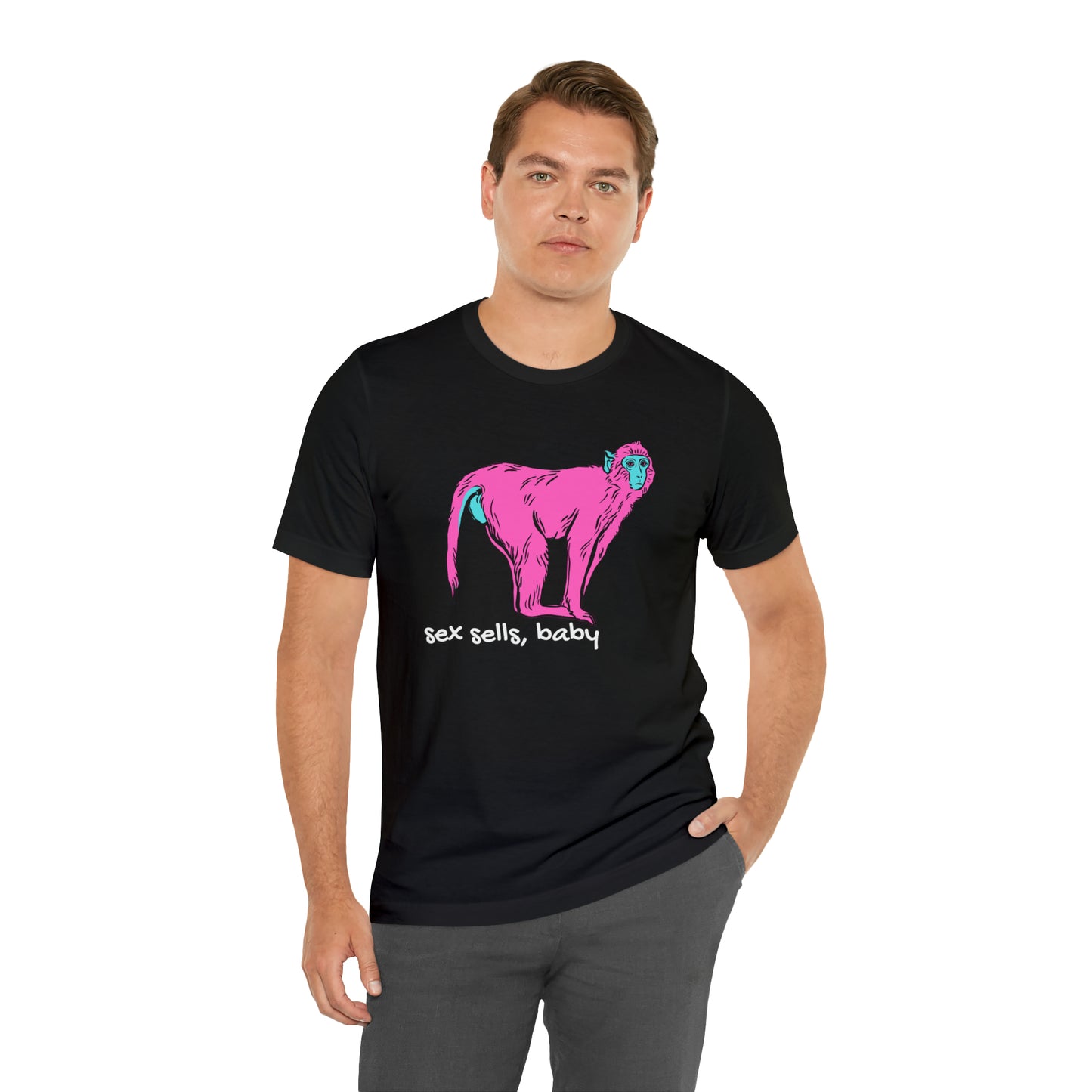Sex Sells, Baby (pink monkey) (unisex)