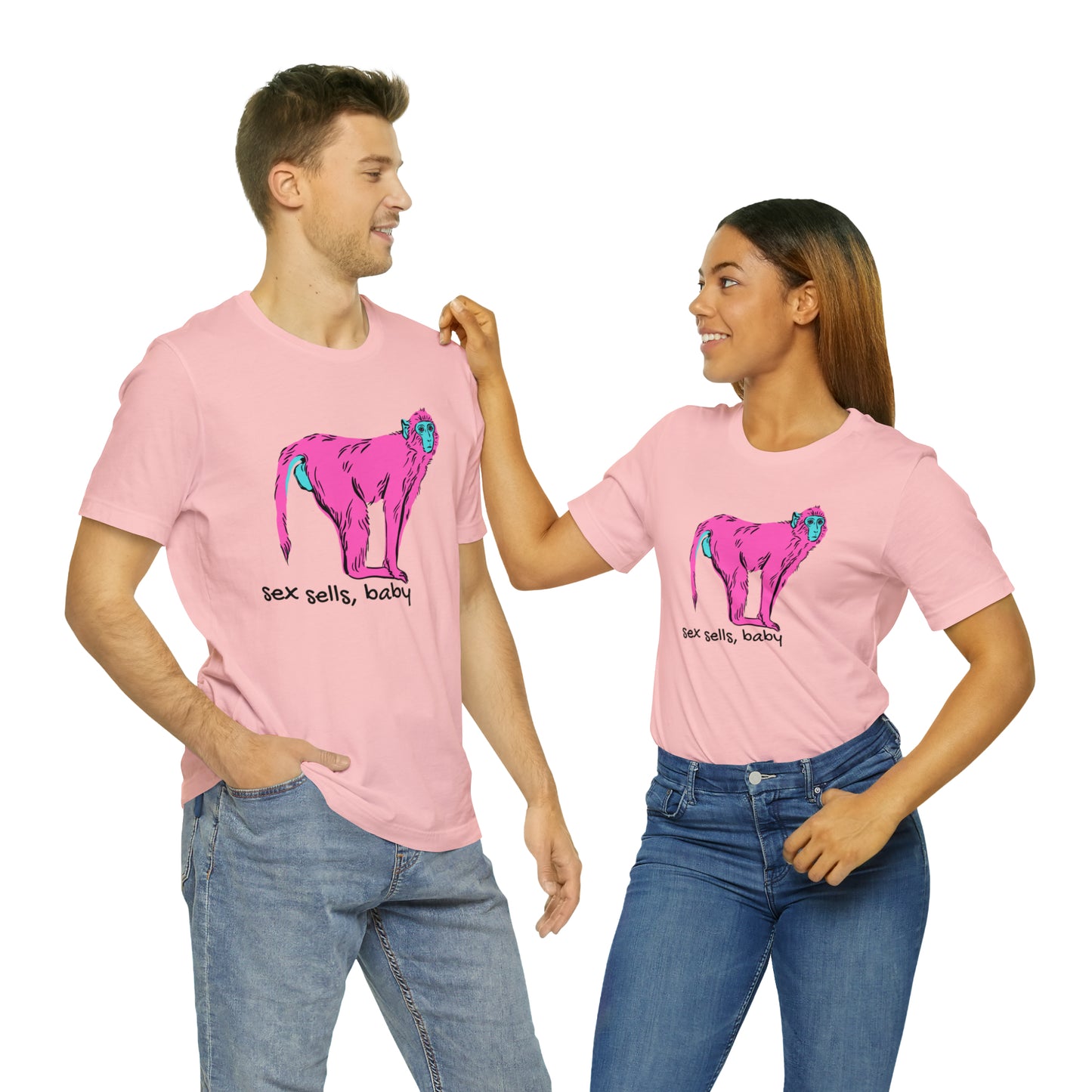 Sex Sells, Baby (pink monkey) (unisex)