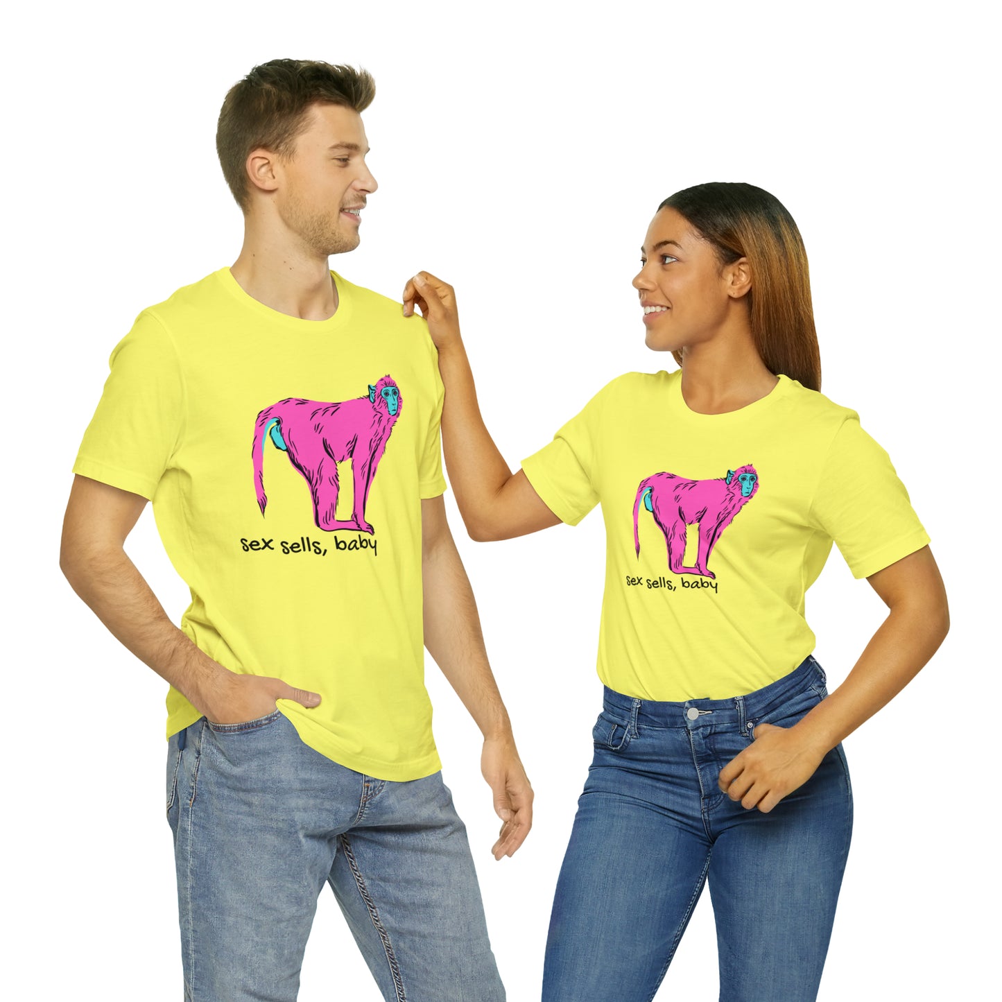 Sex Sells, Baby (pink monkey) (unisex)