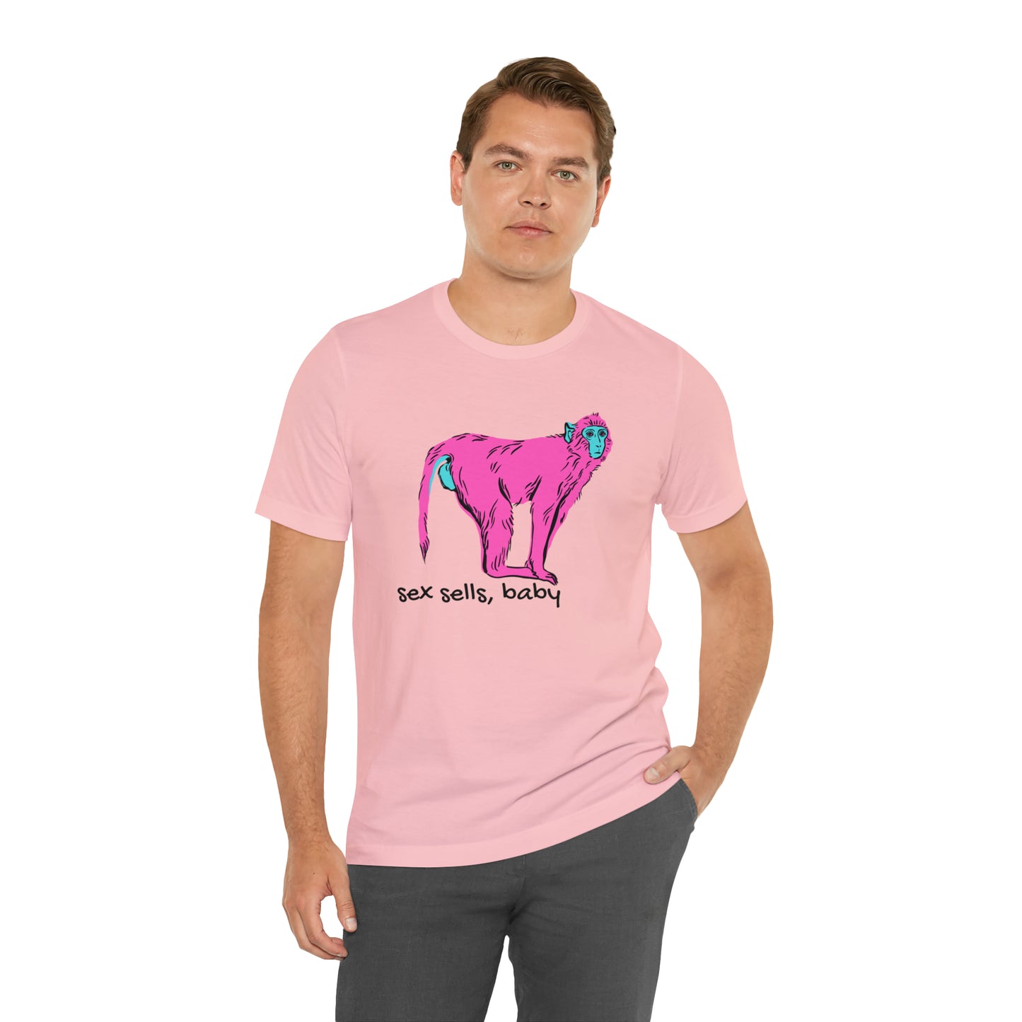 Sex Sells, Baby (pink monkey) (unisex)