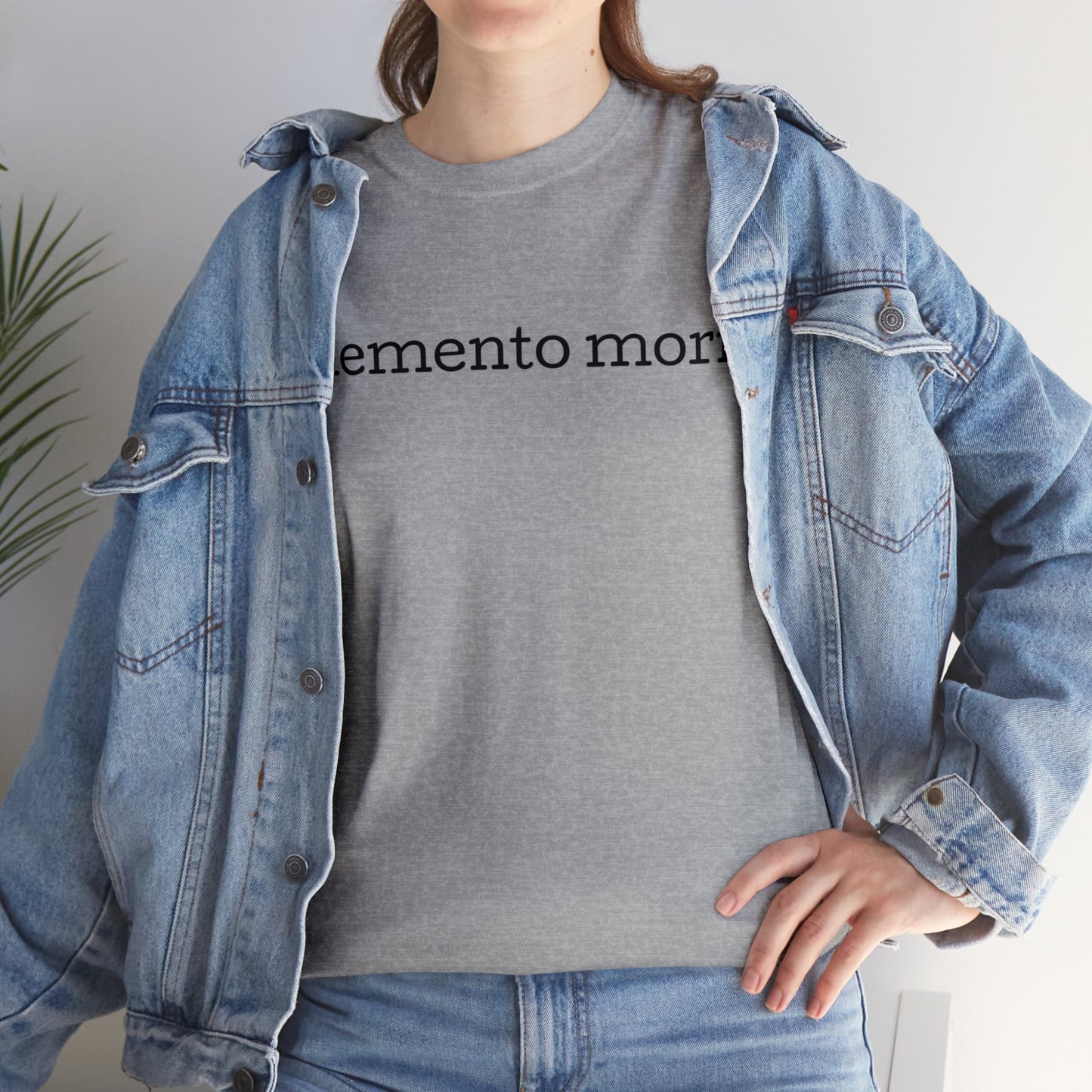 Memento Mori  (unisex) stoic philosophy "Remember  Death"