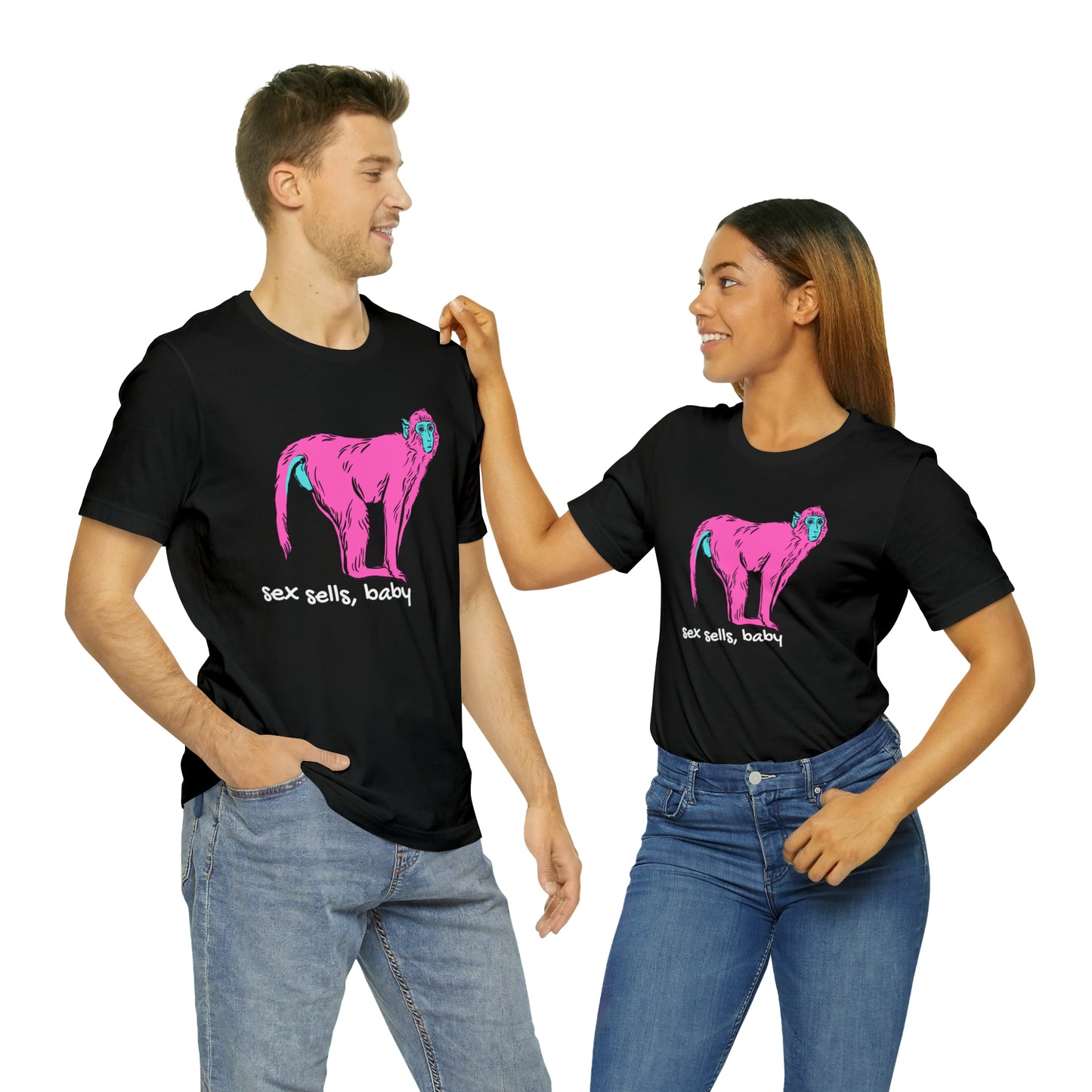 Sex Sells, Baby (pink monkey) (unisex)
