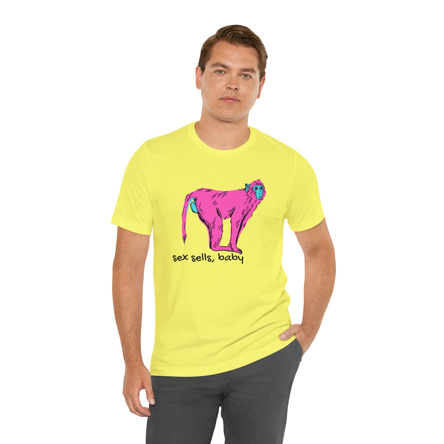 Sex Sells, Baby (pink monkey) (unisex)