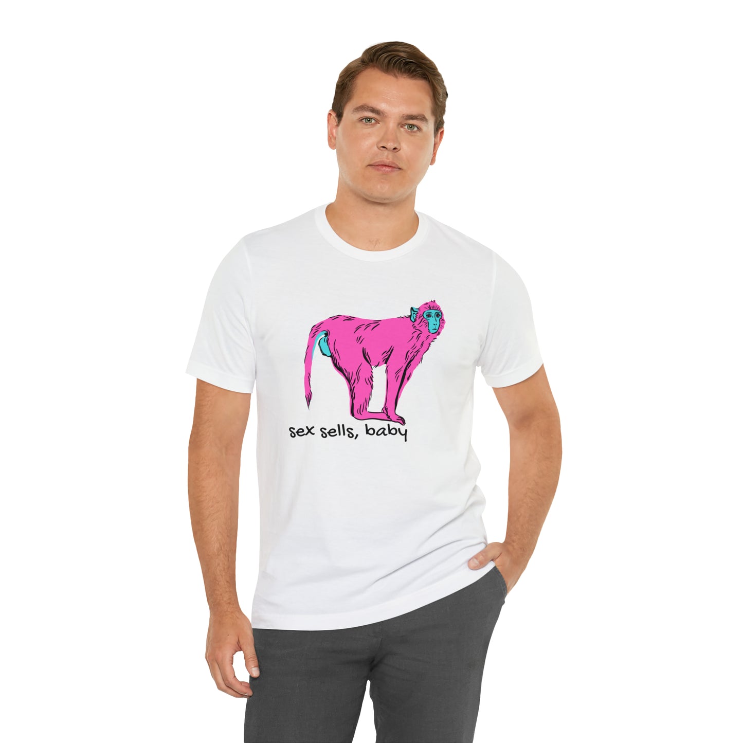 Sex Sells, Baby (pink monkey) (unisex)
