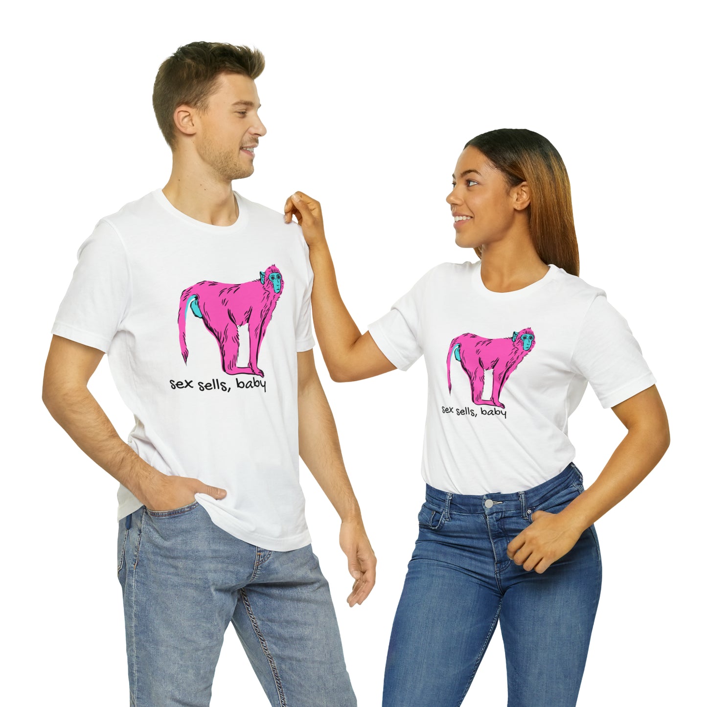 Sex Sells, Baby (pink monkey) (unisex)