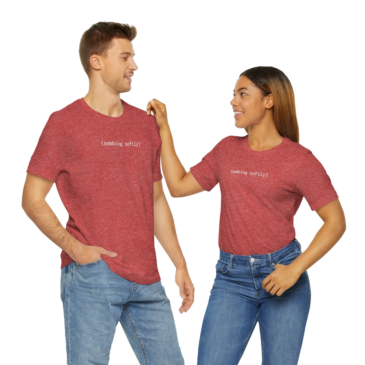 (sobbing softly) subtitle shirt (unisex)