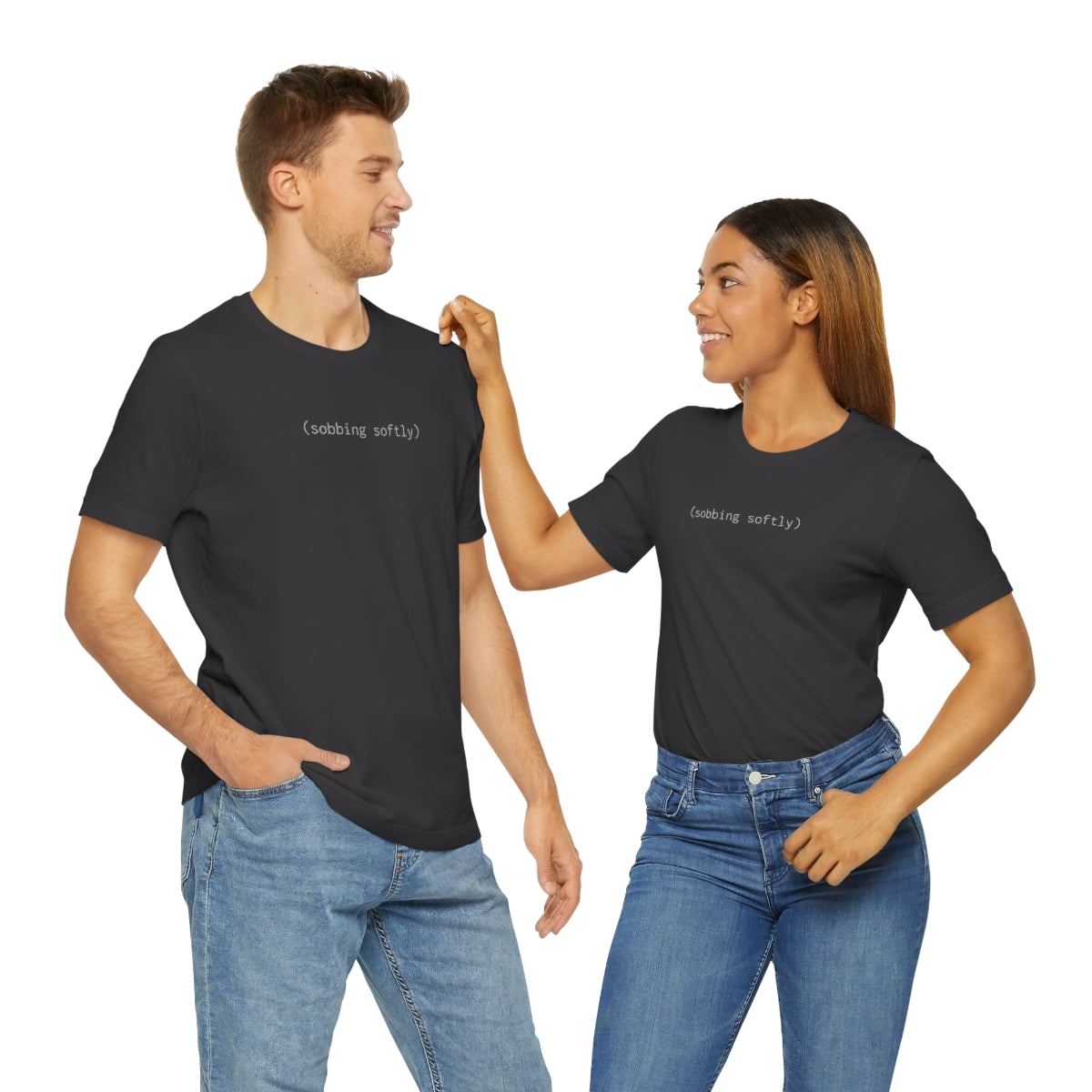 (sobbing softly) subtitle shirt (unisex)