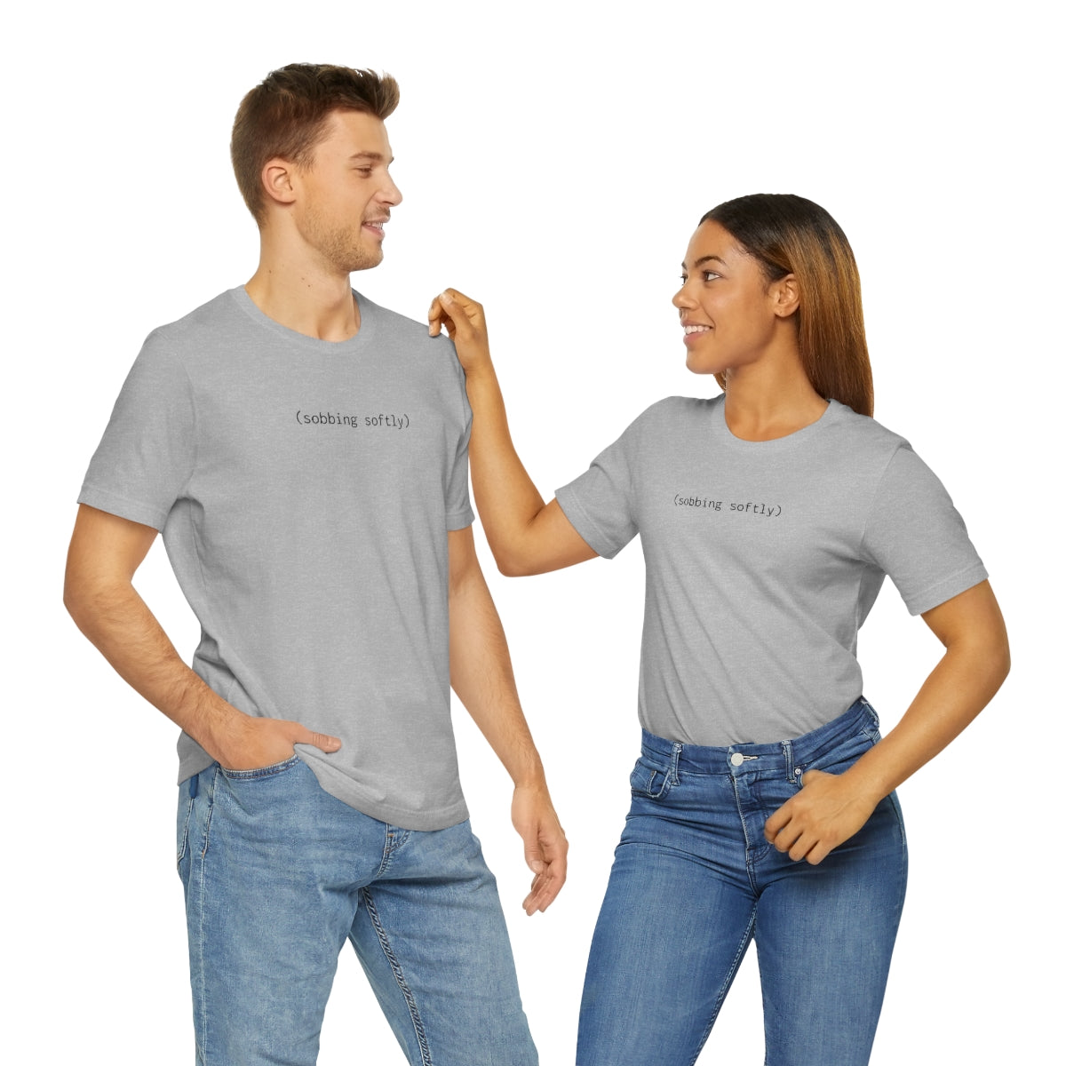 (sobbing softly) subtitle shirt (unisex)