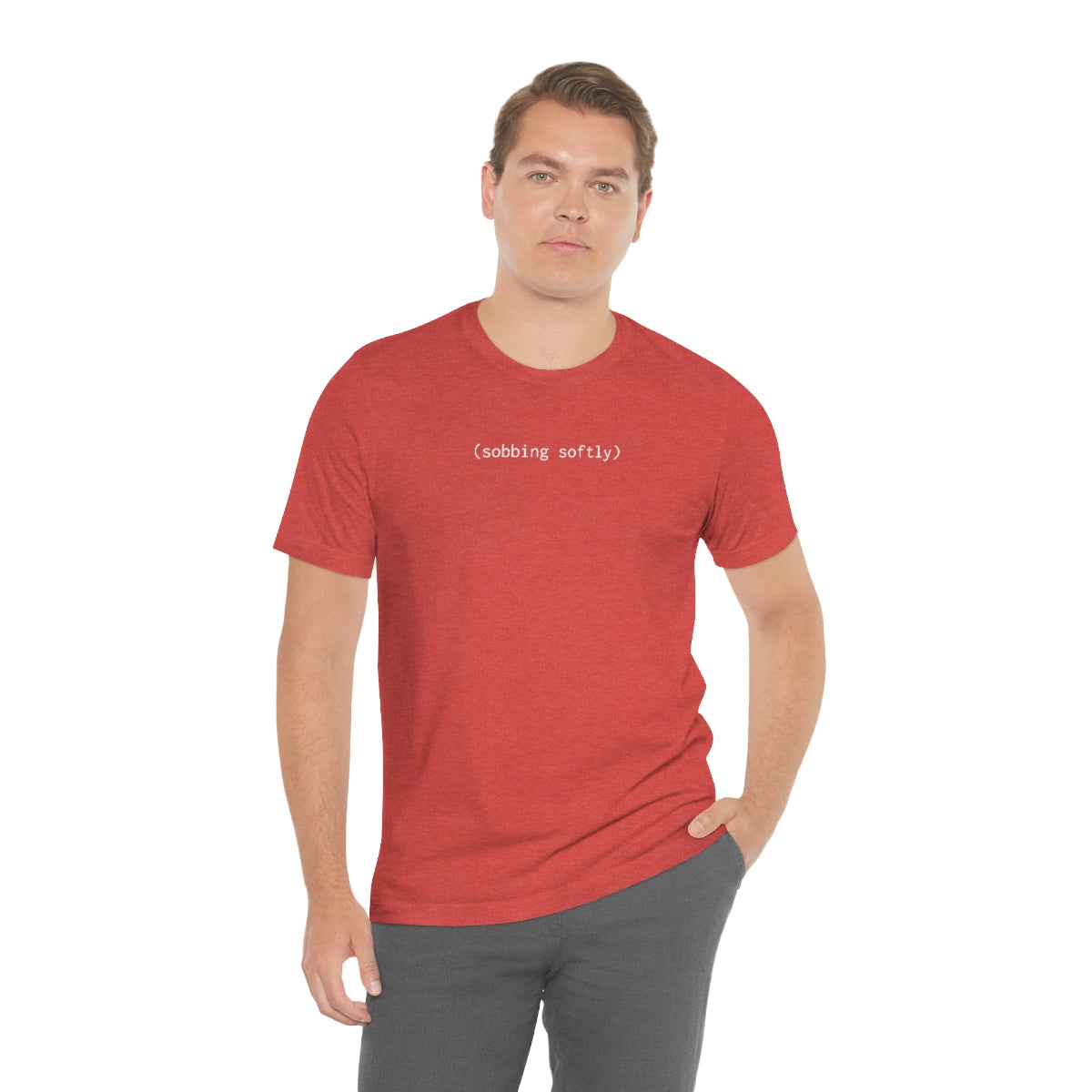 (sobbing softly) subtitle shirt (unisex)