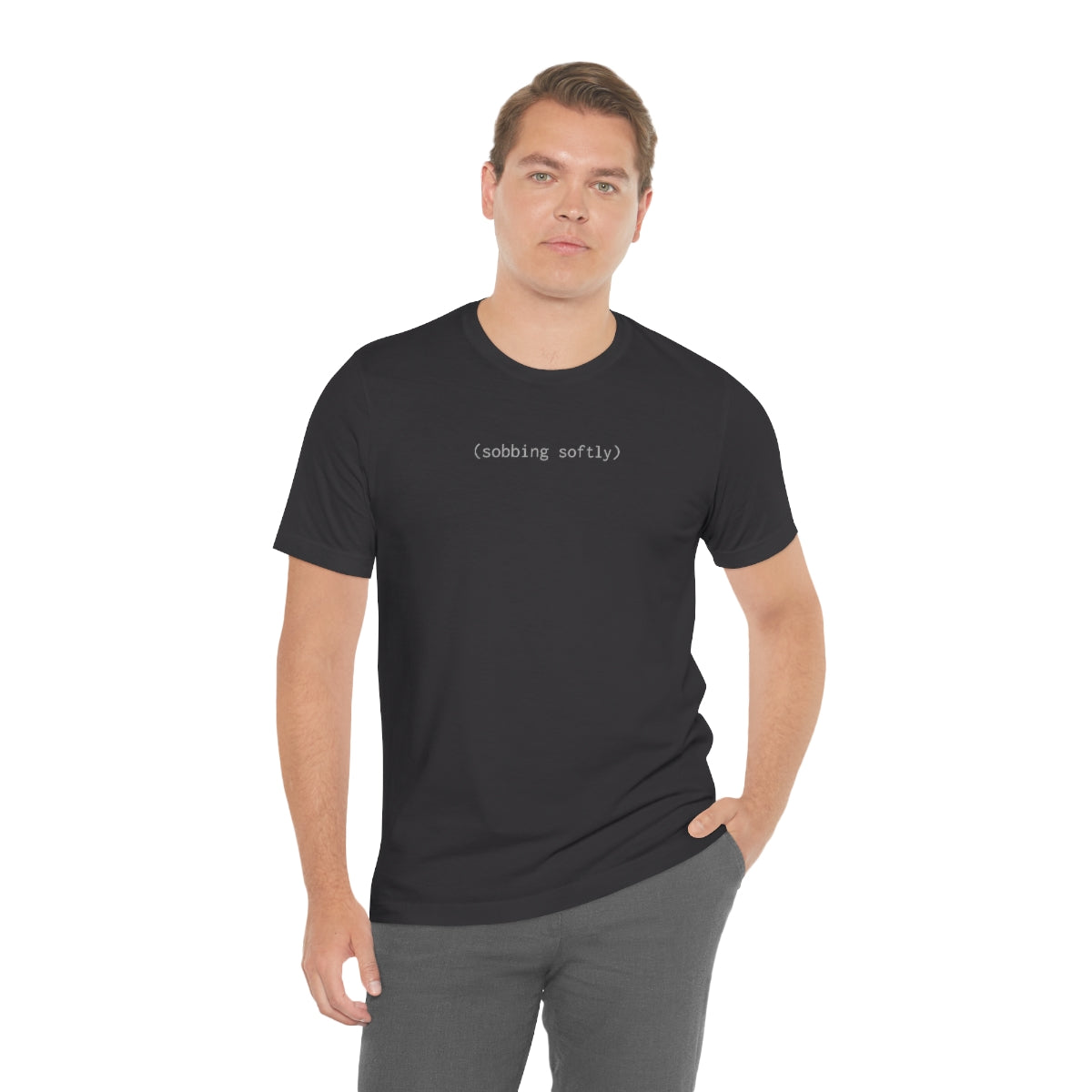 (sobbing softly) subtitle shirt (unisex)