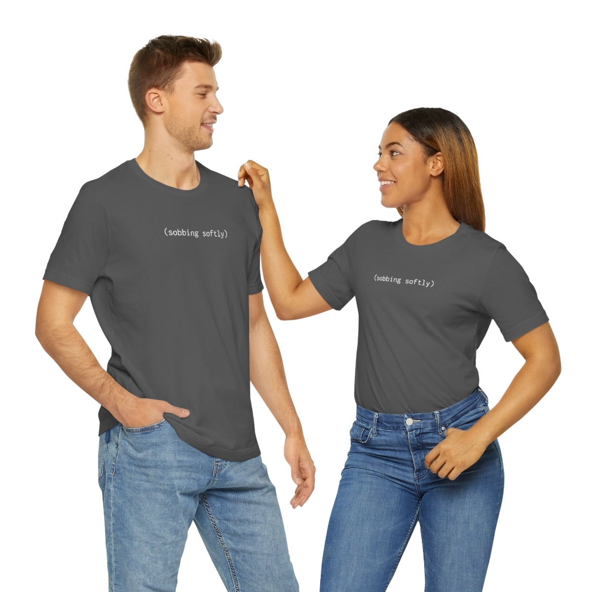 (sobbing softly) subtitle shirt (unisex)