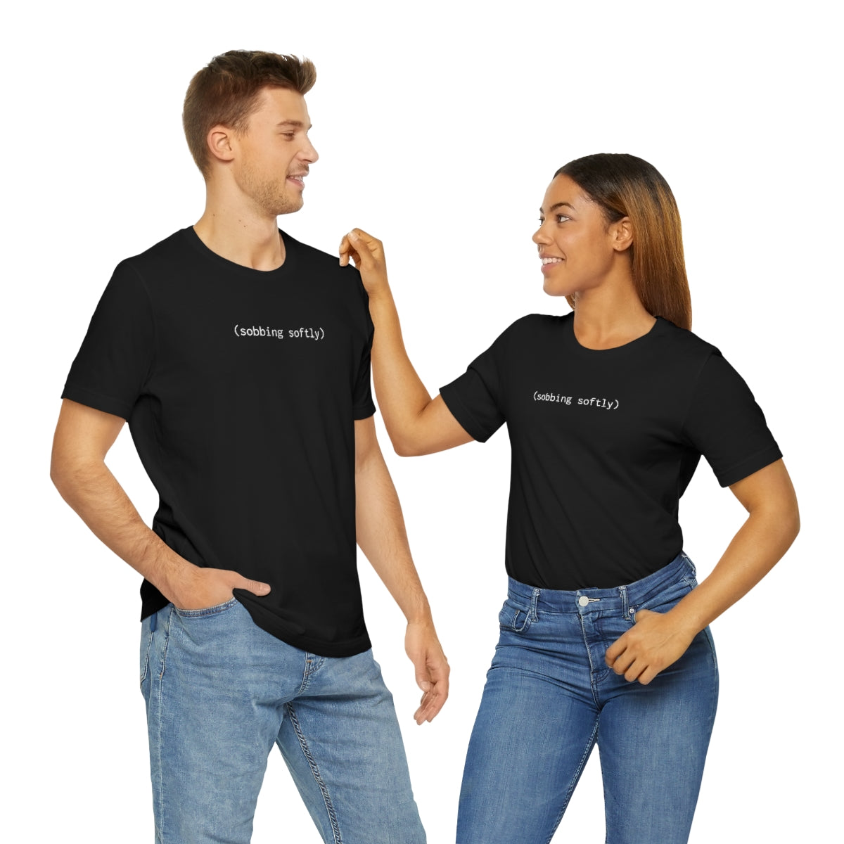 (sobbing softly) subtitle shirt (unisex)