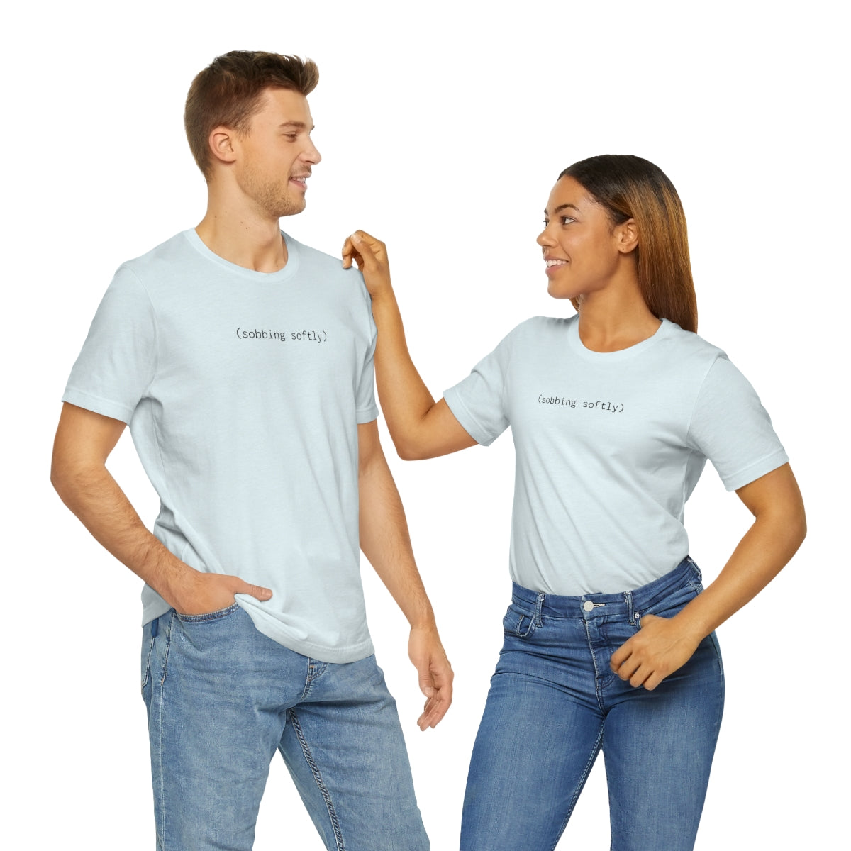 (sobbing softly) subtitle shirt (unisex)
